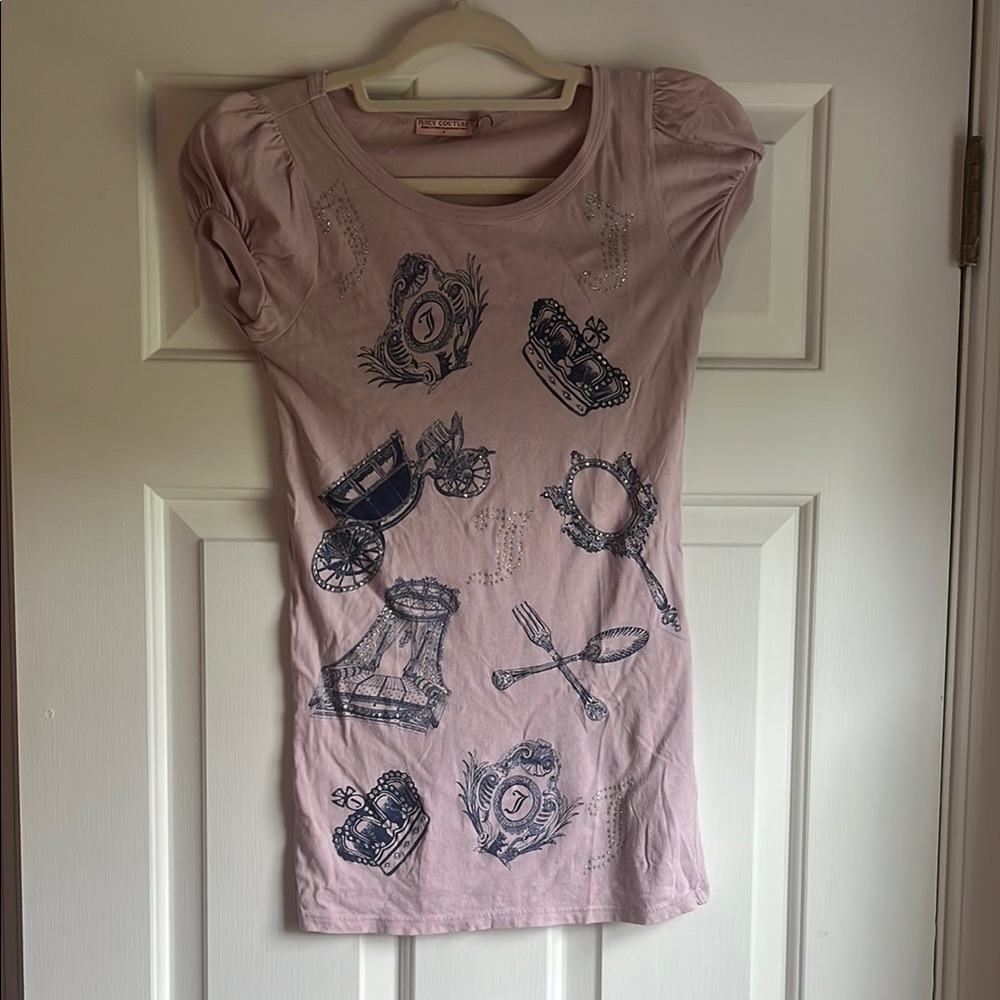 Juicy Couture Lavender Graphic Tee